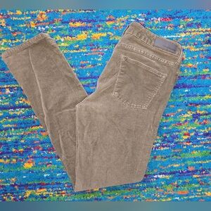 Calvin Klein womens‎ size 8 ultimate skinny Corduroy Pants green color